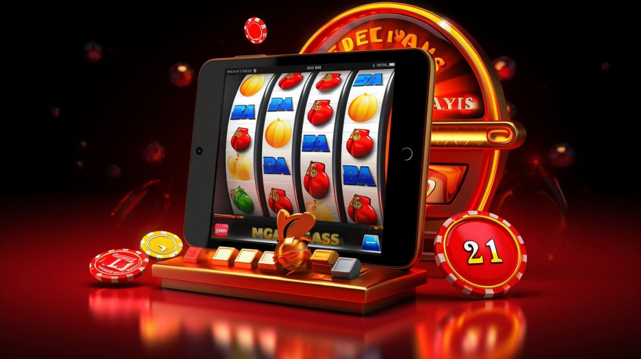 Mesin slot online modern pada layar ponsel